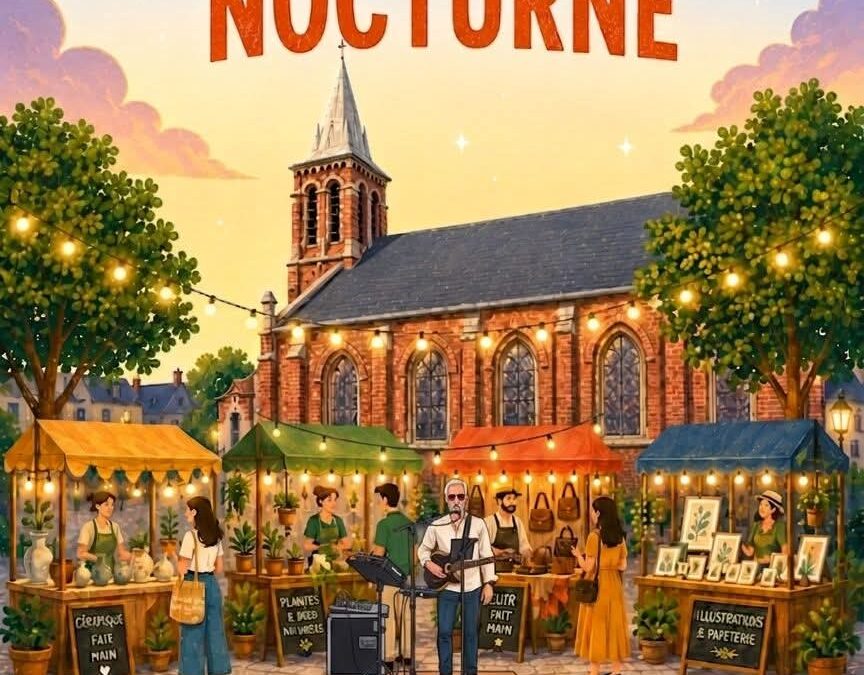 Marché Nocturne Place de l&rsquo;Eglise à  Toufflers,  Le 28 août 2026 Artisanat d’art à portée de main